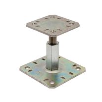 Pieds de poteau réglables en acier | PPRC