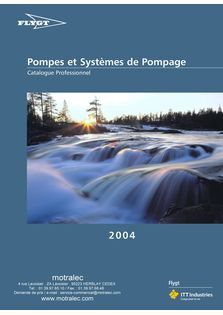 Catalogue Catalogue pompes et systèmes de pompage