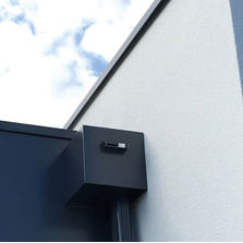 Boîte à eau en aluminium pour toitures terrasses | Boîte à eau 