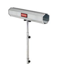 Dérouleur de revêtement de plafond sur support télescopique pour rouleau 