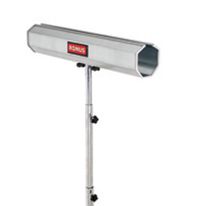 Dérouleur de revêtement de plafond sur support télescopique pour rouleau 