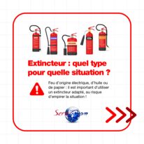 Extincteur : quel type pour quelle situation ?