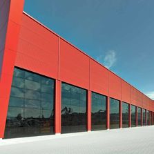 Porte sectionnelle en aluminium avec surface vitrée | ALR F42 Vitraplan