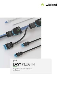 EASY PLUG IN | Catalogue gesis® indoor (anglais)