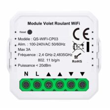 Module interrupteur WiFi pour volet roulant connecté | Silumen