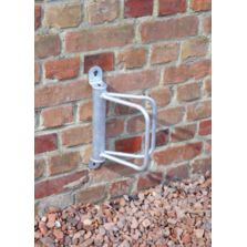 Ratelier 1 vélo mural avec arceau bloque roue - Angle 45°