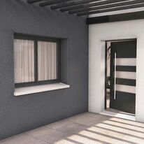 Seuil de porte monobloc conçu en T en pierre reconstituée | OPTI'ONE 35&40 