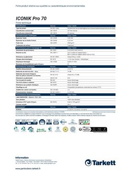 Sol vinyle antidérapant | Iconik Pro 70 