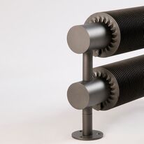 Radiateur design à ailettes double tube | VD4609 acier haute puissance