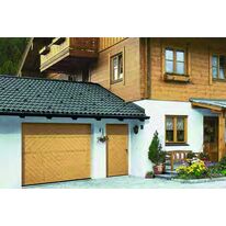 Porte de garage sectionnelle en bois (LTH)