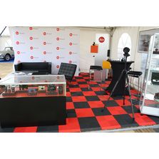 Dalle de sol pour évènementiel | POLYDAL Damier Pro48