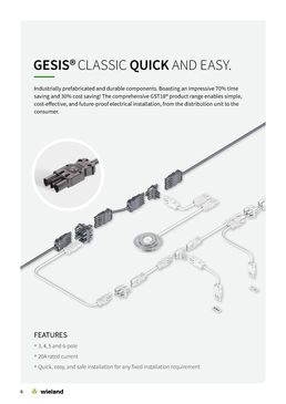 Connecteurs électriques enfichables | gesis® CLASSIC GST18®