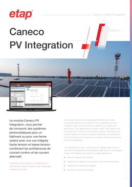 Dimmensionnez vos intallations électriques PV avec Caneco PV