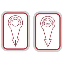Panneau réserve incendie 250×350 mm