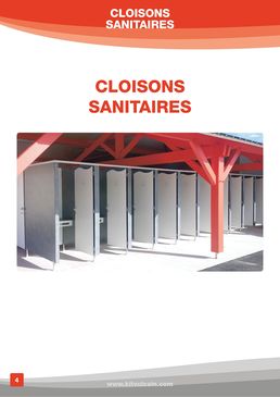 Cabines sanitaires en panneaux stratifiés | Cloisons sanitaires gamme Classic
