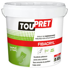 Enduit de rebouchage pour intérieur ou extérieur | Toupret Fibacryl