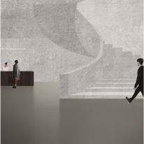 LAVA - Sol en caoutchouc avec surface gaufrée aspect pierre