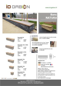 Théâtre de verdure / amphithéâtre extérieur en gabion 