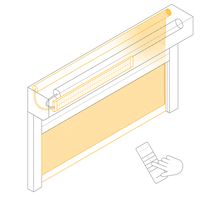 Moustiquaire motorisée autonome | Sun'rol Moustiquare