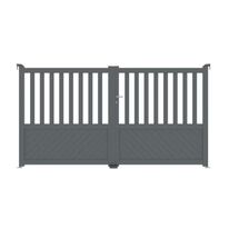 Portail battant ETNA semi ajourné aluminium | LAPEYRE SERVICES