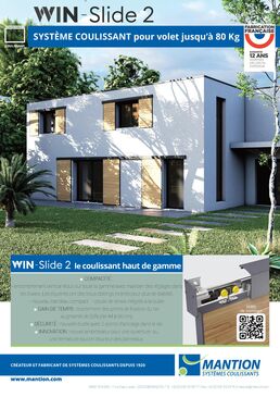 Système coulissant pour volet et brise-soleil | WIN-SLIDE 2