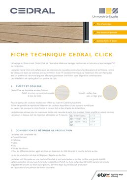 Bardage en fibres-ciment multicouche haute résistance pour pose à recouvrement ou clippée |Cedral CLick/ Cedral Lap