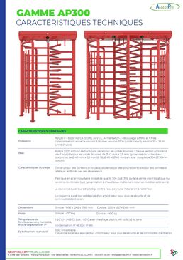 Tambour modulaire AccessPro