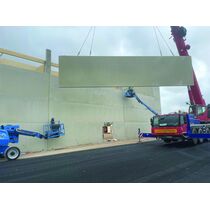 Panneau coupe-feu préfabriqué en béton bas carbone | Panneau CF Rsoft