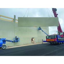 Panneau coupe-feu préfabriqué en béton bas carbone | Panneau CF Rsoft