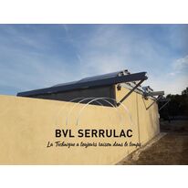 Option dégagement arrière pour abris télescopiques en aluminium | BVL SERRULAC