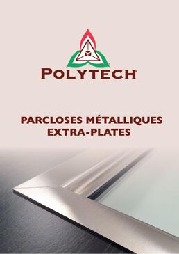 Parcloses métalliques extra-plates acier ou inox pour blocs-portes | POLYTECH
