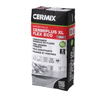 Mortier-colle déformable a double taux de gâchage, pour la pose de tous revêtements céramiques et similaires