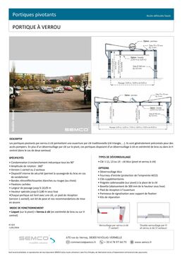 Portique pivotant | Portique à verrou en acier pour contrôle d'accès