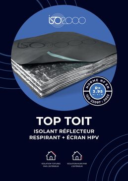 Isolant réflecteur certifié et respirant pour lITE des murs et toitures | Top Toit
