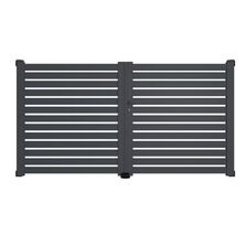 Portail battant VALENE aluminium gris | LAPEYRE SERVICES