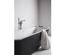Baignoire îlot 190 x 90 cm DEA en acrylique bicolore blanc/noir mat