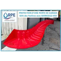 Mise en situation du Barrage anti-inondation rigide et mobile BARM2022