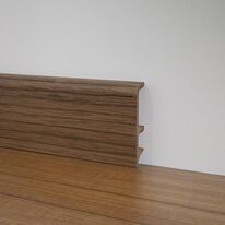 Plinthe en PVC expansé | PVC LINE 8603 résistante aux chocs pour parquets et sols stratifiés