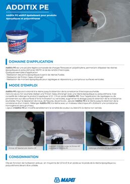Additif thixotropant pour résines époxydiques et polyuréthanes | ADDITIX PE