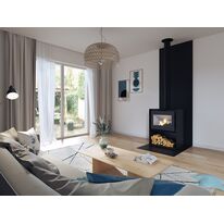 POELE A BOIS SELIO 60 avec bucher