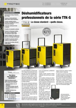 Déshumidificateur professionnel  à louer