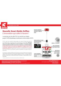 Pot de colle PVC éco-doseur intégré PCR | Smart Bottle Griffon 