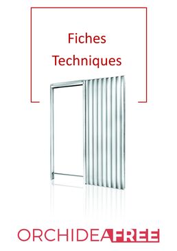 Vantail double à bord vif pour plaques de plâtre | Orchidea Free