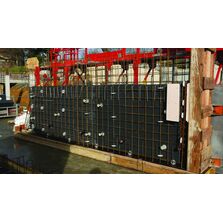 Mur béton sandwich coulé en place à isolation intégrée en panneau PSE graphité  | Procédé GBE