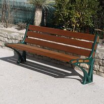Banc urbain | Banc Rayon de Soleil en fonte GS et bois