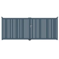 Portail battant aluminium sur-mesure | Valerian 