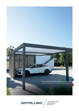 Catalogue BTC carport, portail, clôture, garde-corps Sepalumic