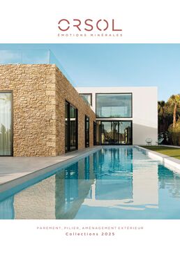 Catalogue ORSOL 2025 : parements, piliers et chapeaux de mur