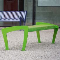 Banquette urbaine | Campus en acier thermolaqué