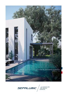 Catalogue BTC pergola aluminium Sepalumic